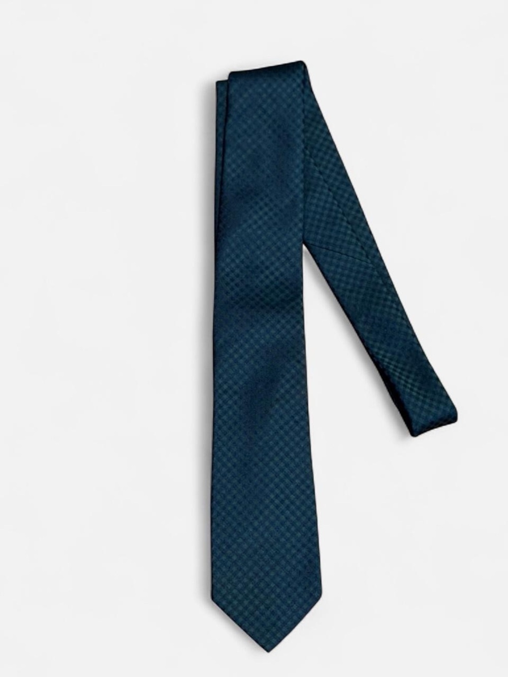 Goodfellow & Co Men's Teal Micro-Check Preppy Tie NWOT